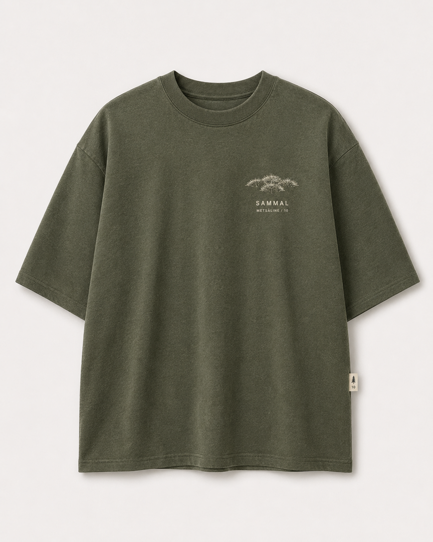 Metsäline Sammal Oversized -T-paita